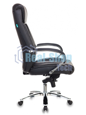 Кресло Бюрократ T-9922SL/BLACK черный, кожа