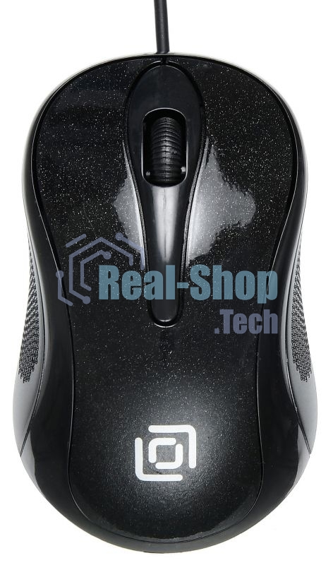 Мышь проводная Oklick 385M черный, 1000 dpi, USB, кнопки - 3