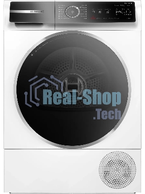 Сушильная машина Bosch WQB245B0ME белый, 9 кг, сушка - конденсационная, программ - 14, 59.8 x 84.2 x 65.1 см