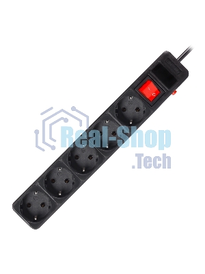 Сетевой фильтр Smartbuy (SBSP-5-50-K) 5 гн х 5,0 м черный