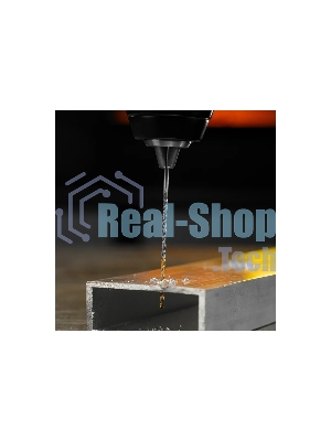 Сверло спиральное по металлу Denzel 2,5 х 95 мм Р6М5, Golden Tip, удлиненное, 2 шт.