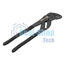 Клещи переставные Denzel кнопочный механизм, обливные рукоятки, сантехнические, 250 мм