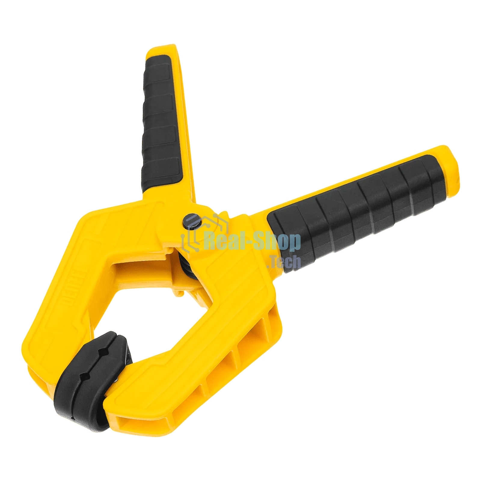 Струбцина клещеобразная Denzel усиленная 65 х 50 мм, двухкомпонентные рукоятки