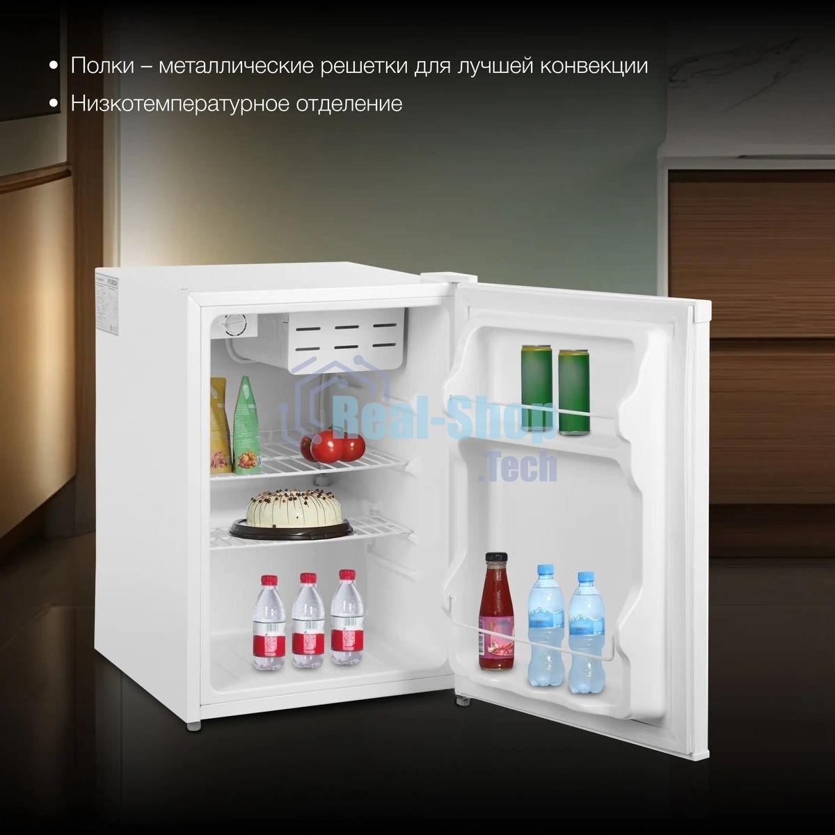 Холодильник Hyundai CO1002 белый однокамерный 65л