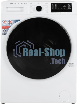 Стиральная машина Kraft KF-MDS10146W белый, загрузка фронтальная 10 кг, 1400 об/мин., класс: А+++