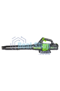 Воздуходув аккумуляторный GreenWorks GD60ABK4, 60V, бесщеточный, c 1хАКБ 4 А·ч. и ЗУ (2405607UB)