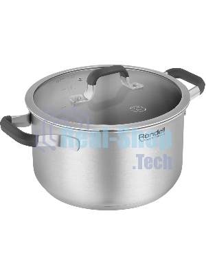Кастрюля Rondell Stolz RDS-1752, 2.3 л, 18 см, с крышкой, стальной