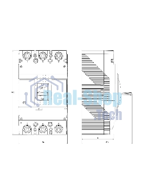 Выключатель автоматический MGS630 3P 504-630A 60kA YON MGS630S-3TAMF0630