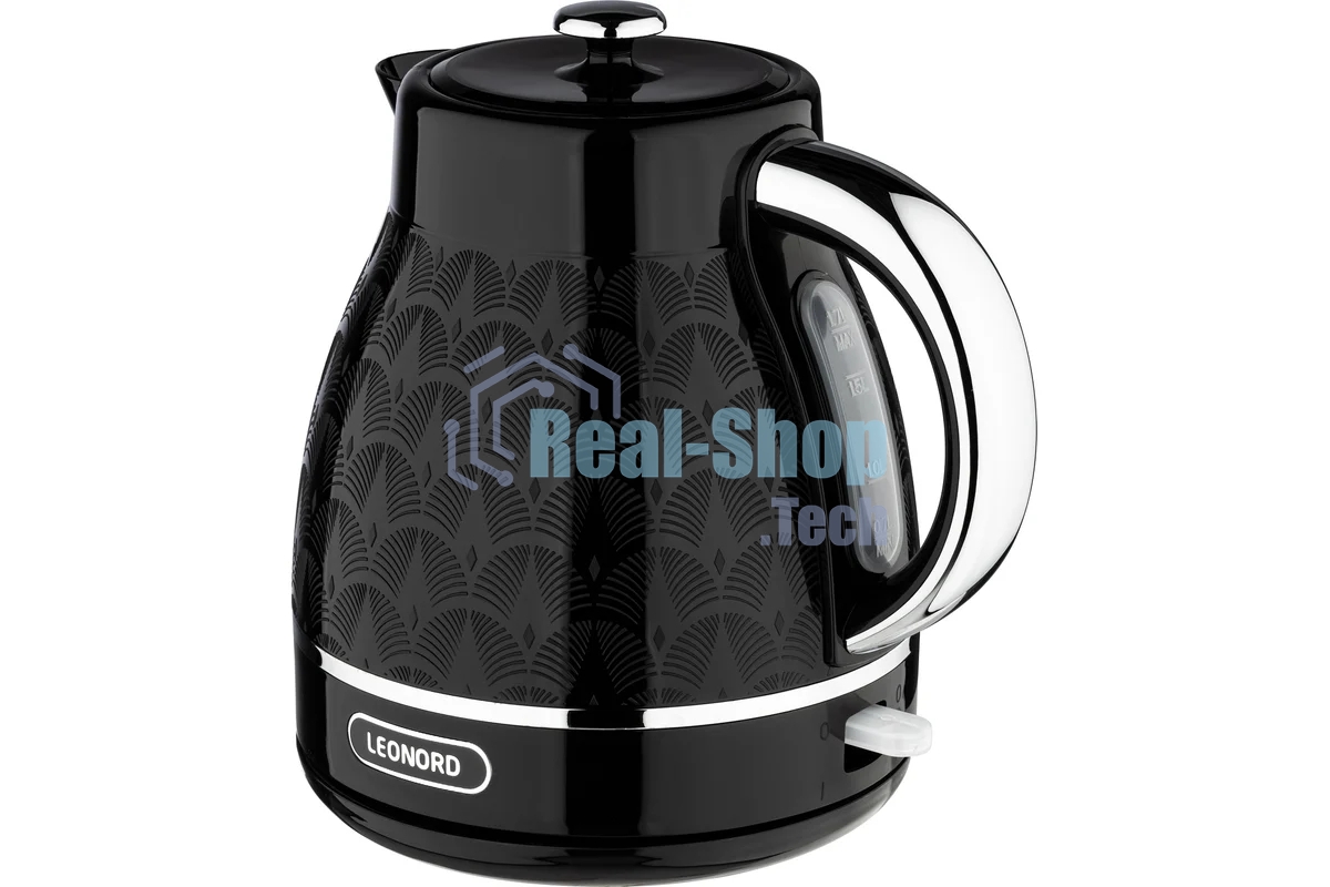 Чайник электрический LEONORD LE-1518 1,7 л, 2200 Вт, пластик, черный