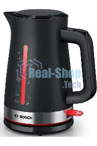 Чайник электрический Bosch TWK4M223 1.7л. черный корпус: пластик