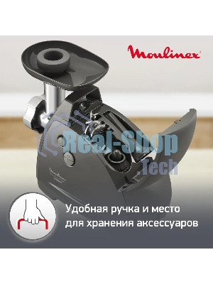 Мясорубка электрическая Moulinex ME684832, 2000Вт черный