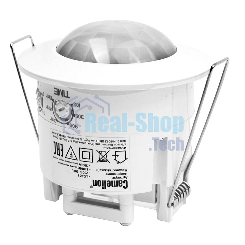 Электронный сенсор включения освещения Camelion LX-453, потолочный встраиваемый 10980