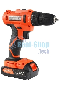 Дрель-шуруповерт аккумуляторная Patriot BR 117Li THE ONE, Аккумуляторная, 12В, 2 АКБ, Кейс