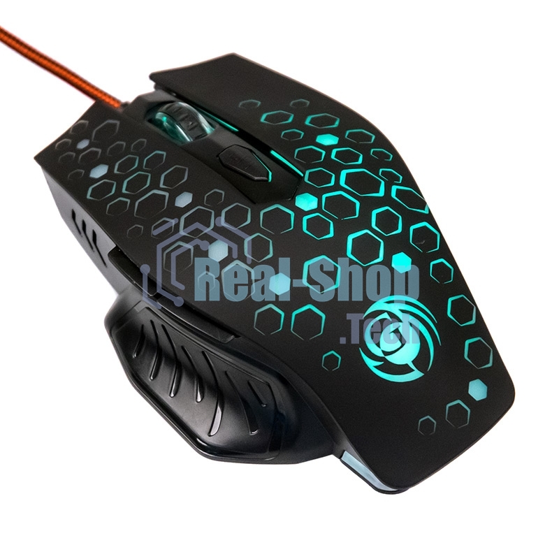 Мышь проводная Dialog Gan-Kata MGK-11U черный, 2400 dpi, USB, кнопки - 6