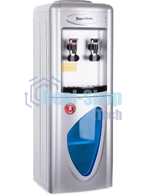 Кулер для воды Aqua Work 0.7LR, верхняя загрузка, нагрев 95 °С, охлаждение 10 °С, серебристый