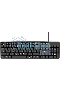 Клавиатура проводная CBR KB 100, USB, черный
