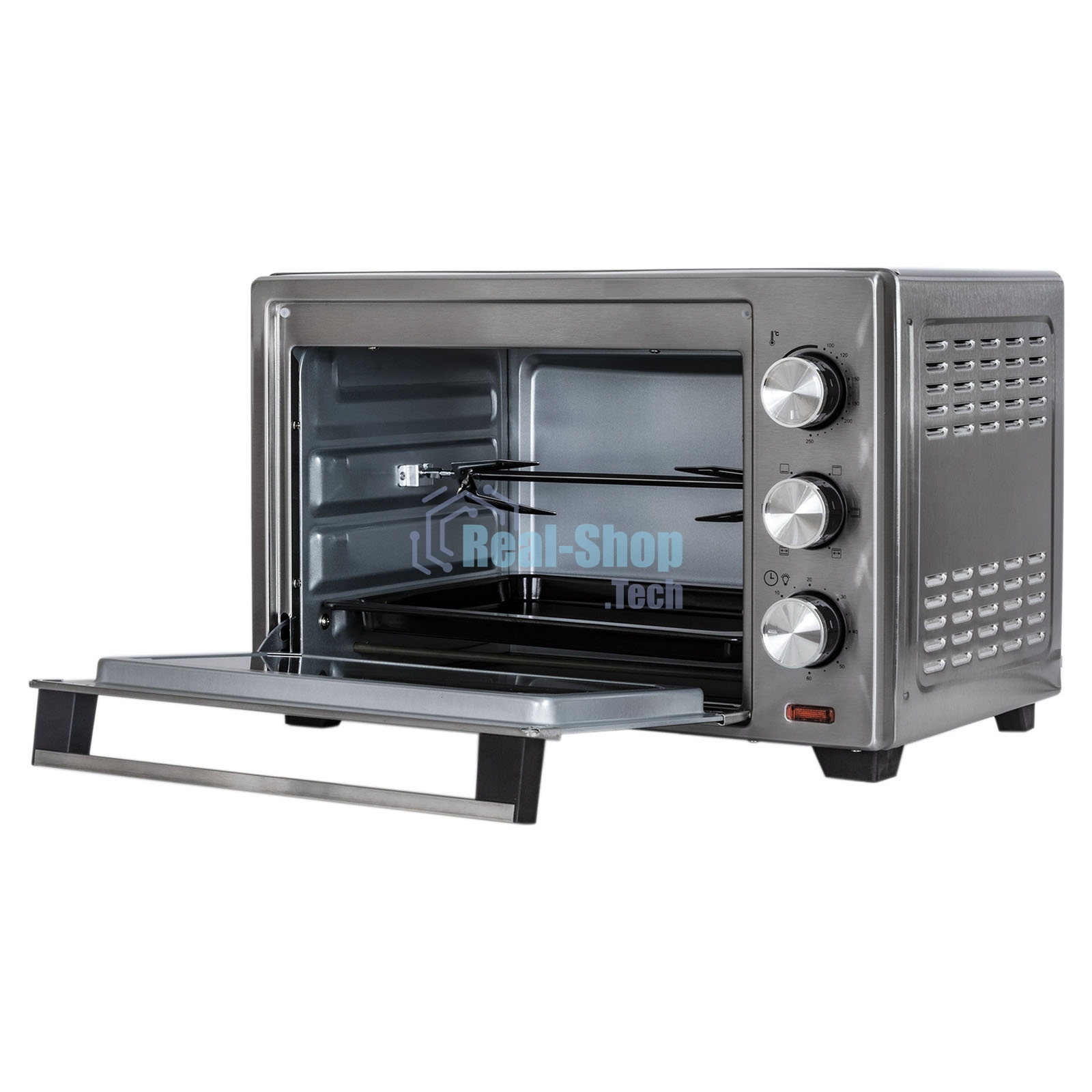 Мини-печь Pioneer MO5011G 25 л, 1600 Вт, серебристый