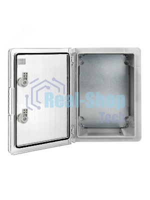 Бокс пластиковый с монтажной платой прозрачная дверь EKF PROxima PBT65MP003 400х300х170 мм IP65