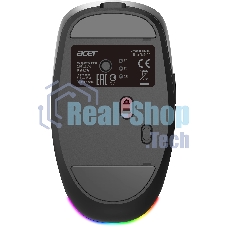 Мышь беспроводная Acer Nitro OMR400 черный, 3200 dpi, радиоканал, Bluetooth, USB, кнопки - 6