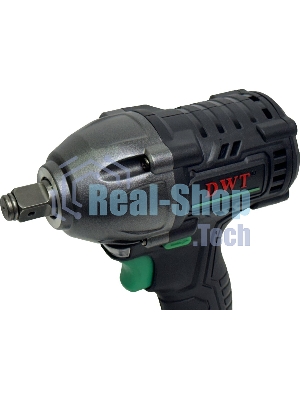 Гайковерт ударный аккумуляторный DWT ABWP-20 DN-4C2 BMC /20В/350 Нм/2400 об.в мин/3000 уд.в мин/M12-M22/бесщеточный мотор/LED-подсветка/2 АКБ, 4 А·ч/ЗУ/кейс/черный (ABWP-20 DN-4C2 BMC)