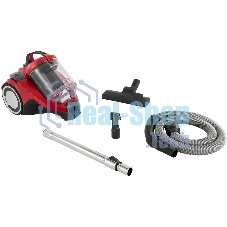 Пылесос Starwind SCV2081 красный/черный, 350/2000 Вт, уборка сухая, пылесборник контейнер 3.5 л