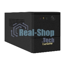 Источник бесперебойного питания ExeGate Power NB-2200.LED.AVR.8C13 (2200VA/1300W, LED, AVR, 8*C13, батарея 12V 9Ah - 2 шт., металлический корпус, Black)