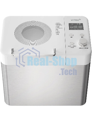 Хлебопечка Vitek VT-BM1302 белый, 650 Вт, 0.9 кг, 12 программ