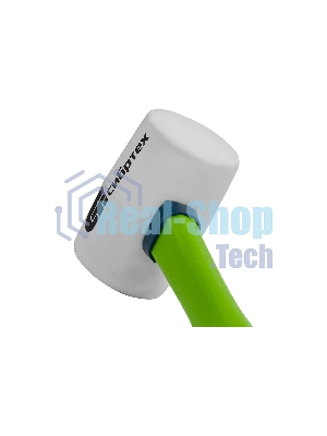 Киянка резиновая Сибртех 225 г, белая резина, фибергласовая рукоятка