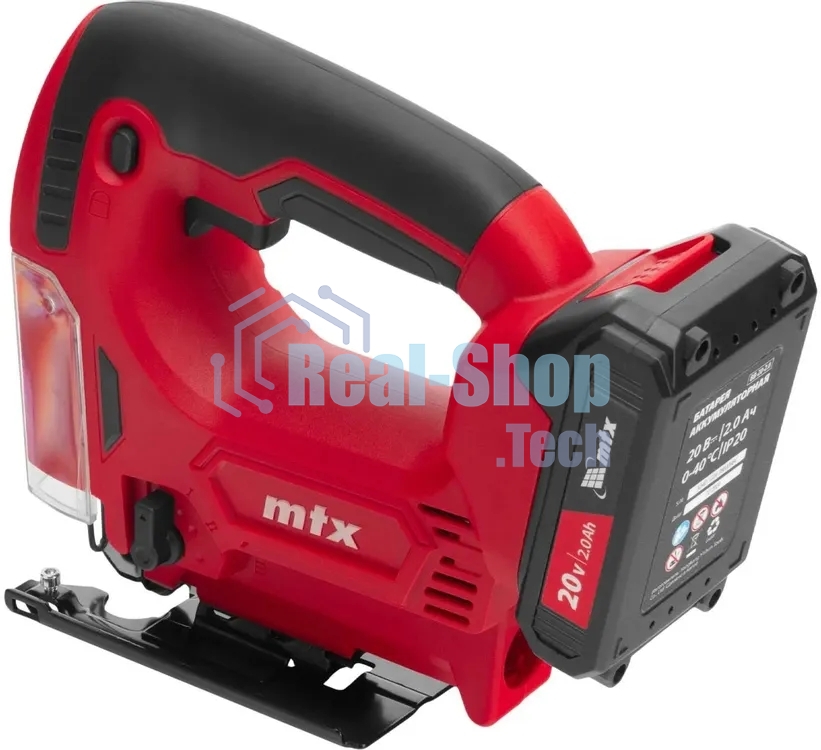 Лобзик электрический аккумуляторный MTX CJB-20-65, Li-Ion, 20 В