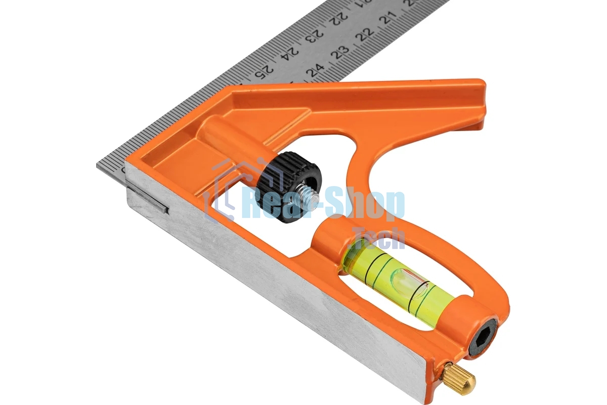 Угольник Sparta 300 мм, металлический, комбинированный