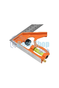 Угольник Sparta 300 мм, металлический, комбинированный