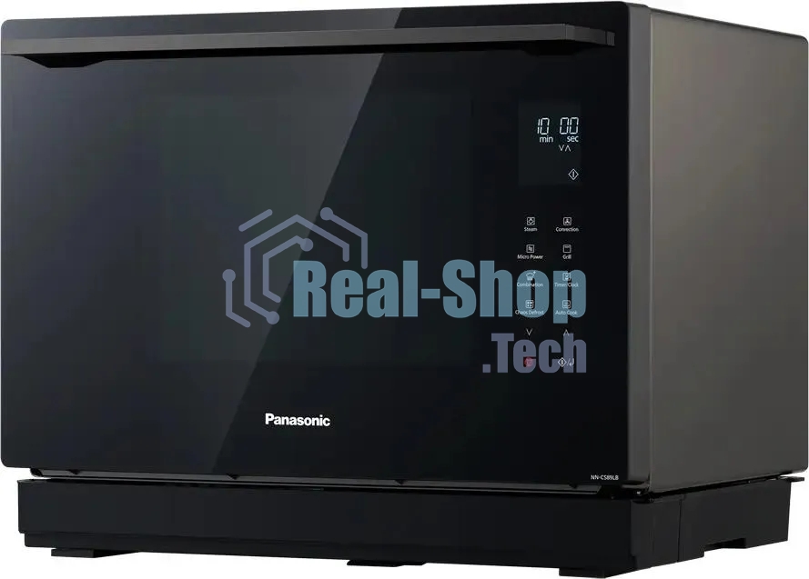 Микроволновая печь Panasonic NN-CS89LBZPE черный, 31 л, 1000 Вт, переключатели - сенсор