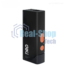 Лазерный дальномер Deli DL331140 Home Series черный диапазон измерений 0,05~40м, точность измерения ±3мм, 370 мА·ч, OLED дисплей, Type-C, вес 48 грамм, эксклюзивный дизайн