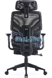 Кресло офисное Cactus CS-CHR-MC01-GYBK серый, сиденье черный, с подголов.