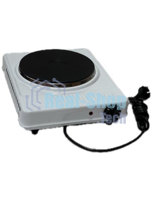 Плита настольная электрическая Брест ЭПЧ 1-1,5/220, 1 конф. белая, чугунный блин