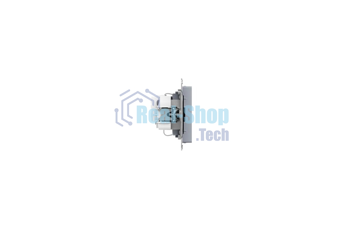Механизм розетки EKF Эпика UP1-SOW-110 16А, с заземлением, без шторок, белый