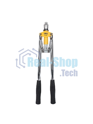 Двуручный заклепочник Deli DL2320 430 мм, сталь Cr-Mo, диаметр заклепок 3,2/4,0/4,8 мм, прорезиненные рукояти