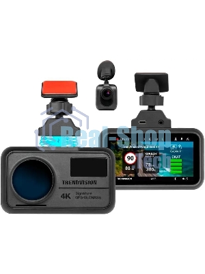 Видеорегистратор с радар-детектором TrendVision Hybrid Signature Real 4K 2CH GPS ГЛОНАСС