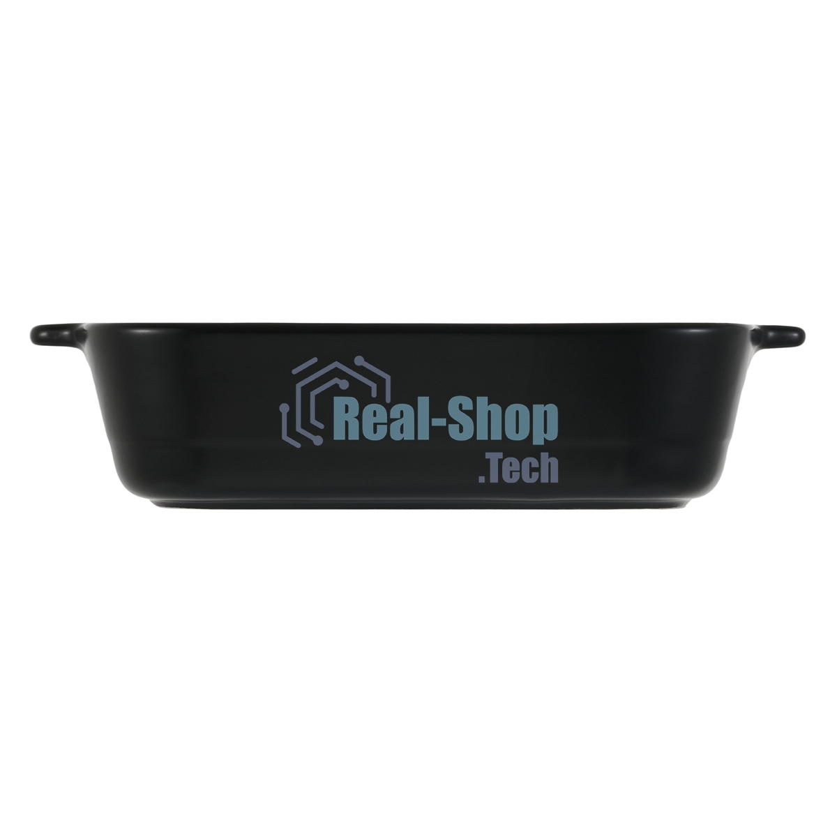 Форма для запекания MATTE BLACK квадратная 29,5x25,5x6,9см, жаропрочная керамика