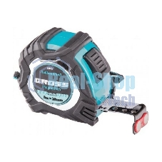 Рулетка Gross 32572 Magnetisch, 5 м х 25 мм обрезиненный корпус, автоматическая фиксация