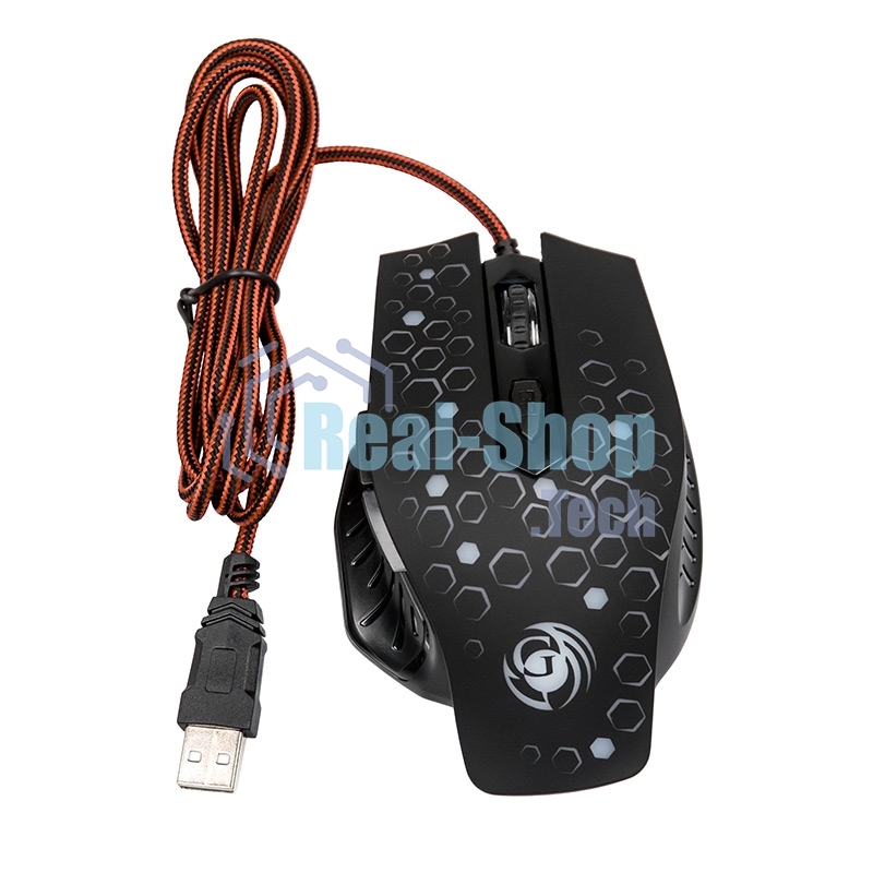 Мышь проводная Dialog Gan-Kata MGK-11U черный, 2400 dpi, USB, кнопки - 6