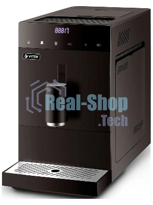 Кофемашина автоматическая Vitek Metropolis VT-8700 черный, зерновой кофе, 1.2 л, 1350 Вт, 20 Бар