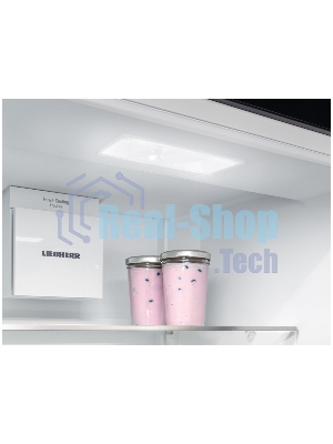 Холодильник Liebherr Pure CNsdc 5703-22 001 серебристый SmartSteel двухкамерный 266/94л морозилка снизу