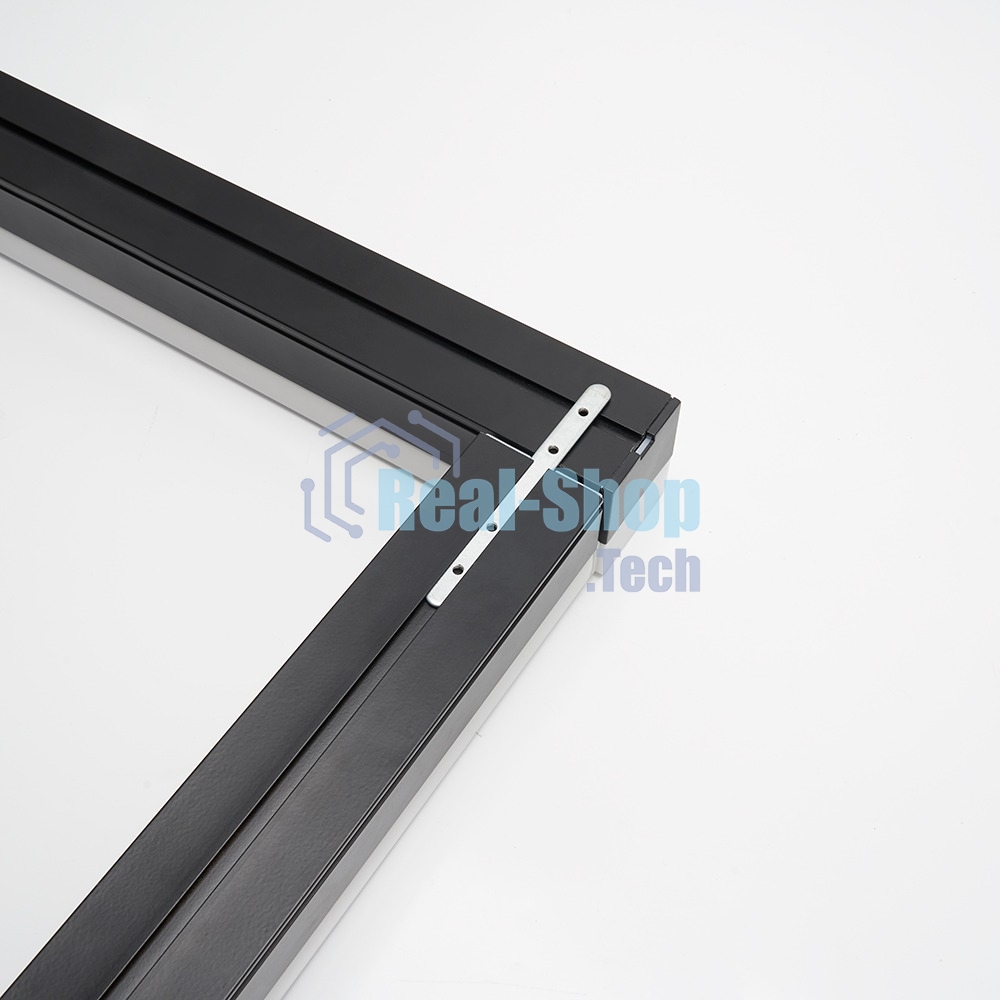 Светильник светодиодный Feron AL4020 ДПО-24вт 6500К 2400Лм линейный рассеиватель матовый в алюминиевом корпусе черный