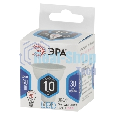 Лампа светодиодная Эра Б0032998 STD LED MR16-10W-840-GU10 10 Вт софит нейтральный белый свет