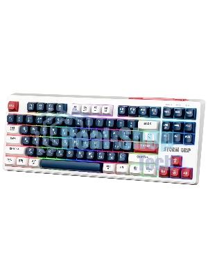 Клавиатура беспроводная Defender Storm Grip GK-188 RU,белый/синий