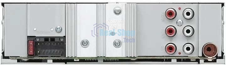 Автомагнитола Kenwood KMM-105M, 1 DIN, USB Type-A, AUX, съёмная панель