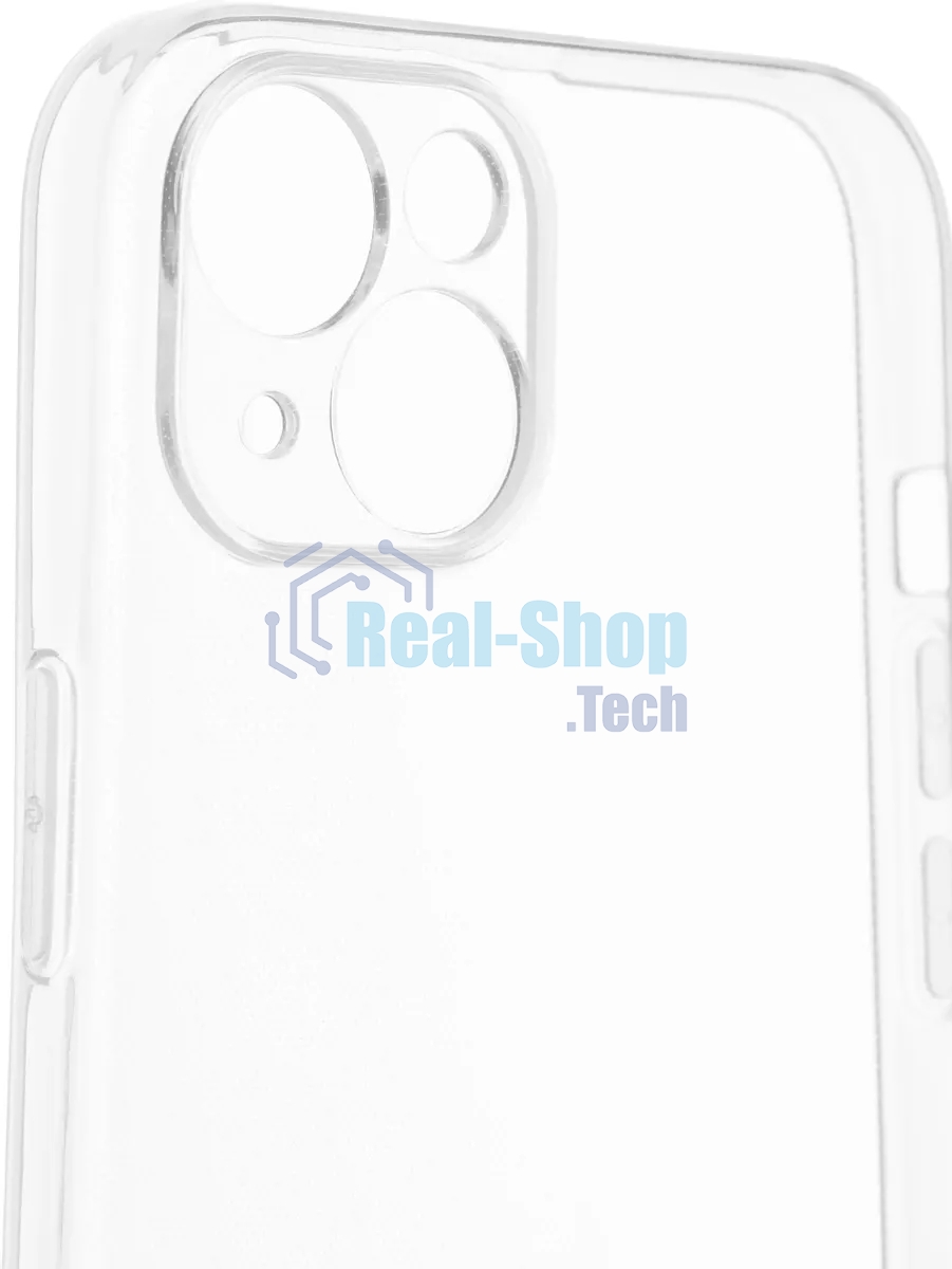 Чехол (клип-кейс) BoraSCO для Apple iPhone 15 Plus прозрачный