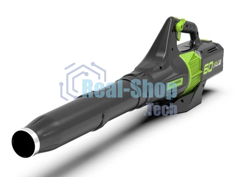 Воздуходув аккумуляторный GreenWorks GD60ABK4, 60V, бесщеточный, c 1хАКБ 4 А·ч. и ЗУ (2405607UB)