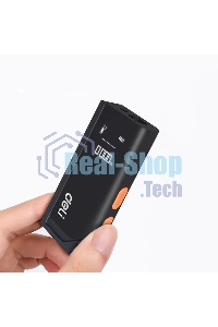 Лазерный дальномер Deli DL331140 Home Series черный диапазон измерений 0,05~40м, точность измерения ±3мм, 370 мА·ч, OLED дисплей, Type-C, вес 48 грамм, эксклюзивный дизайн